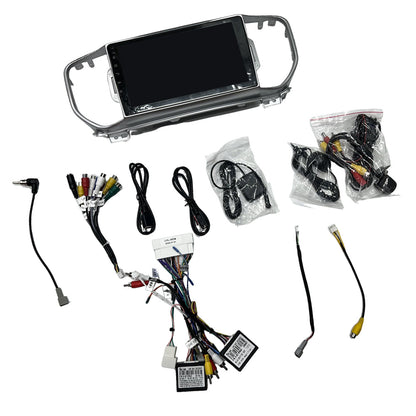 9 inch CarPlay Android Auto Head Unit Suitable for Kia Sportage 2015–2018.