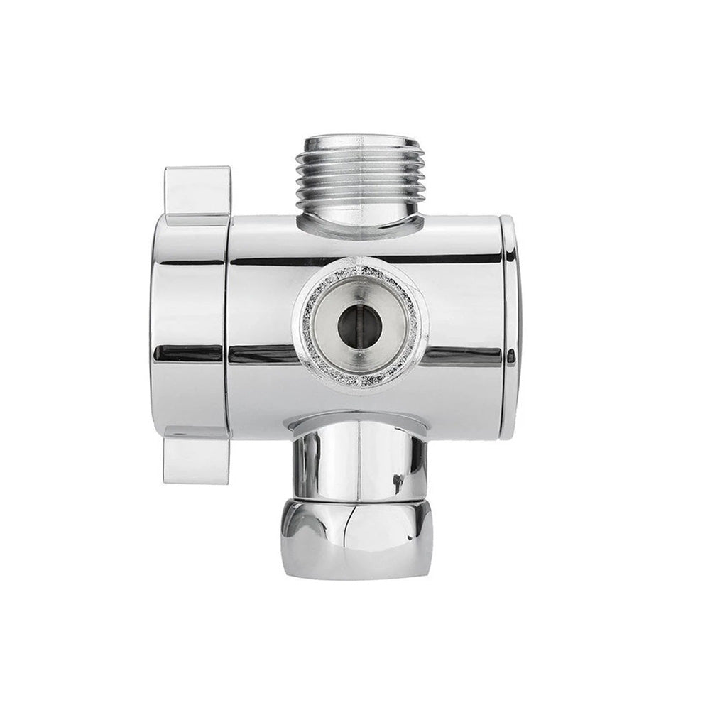 1 2 in Three Way T-adapter Valve For Toilet Bidet Shower Head Diverter Valve.