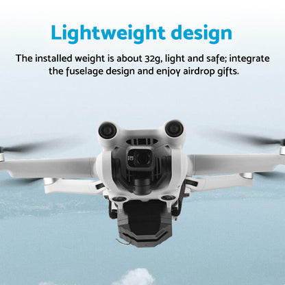 Drone Dropping Delivery Thrower Air Dropper Device Suitable for DJI Mini 3 Pro.
