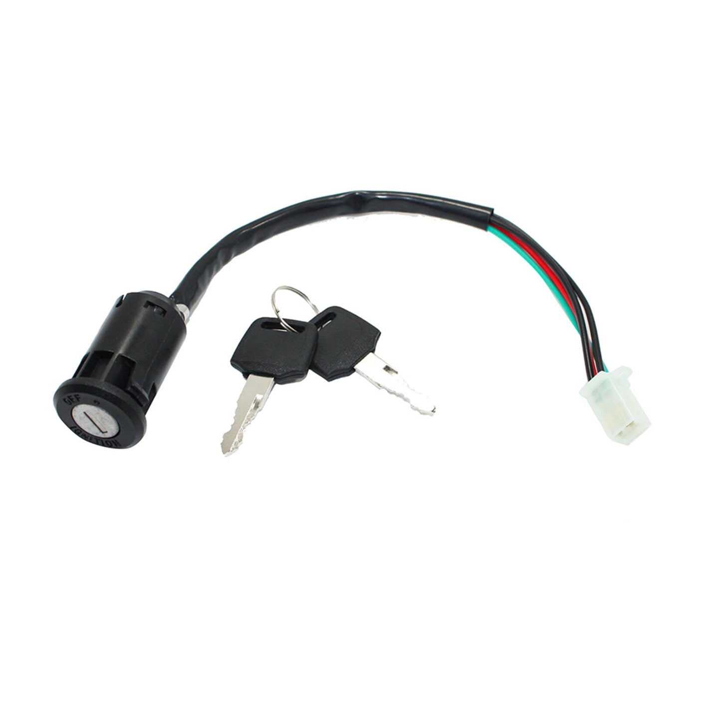 4-Wire Ignition Key Barrel Switch Suitable for PIT Quad Dirt Bike ATV