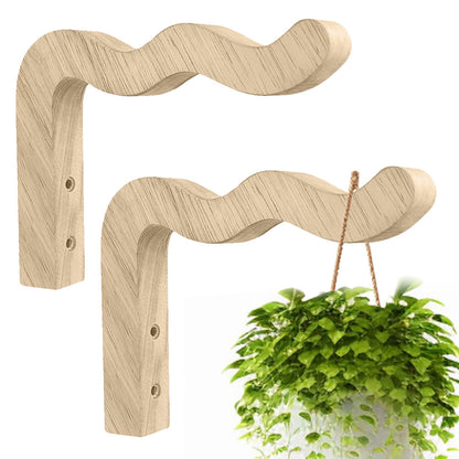 Plant Hanger Hanging Plant Hook Wooden Hanging Basket Wall Plant Hook Flower Pot.
