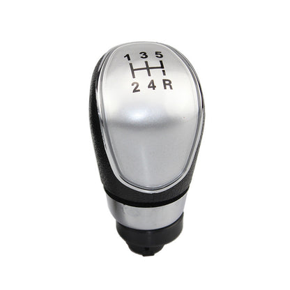5-Speed Manual Gear Shift Knob Silver Suitable for Ford Fiesta MK7