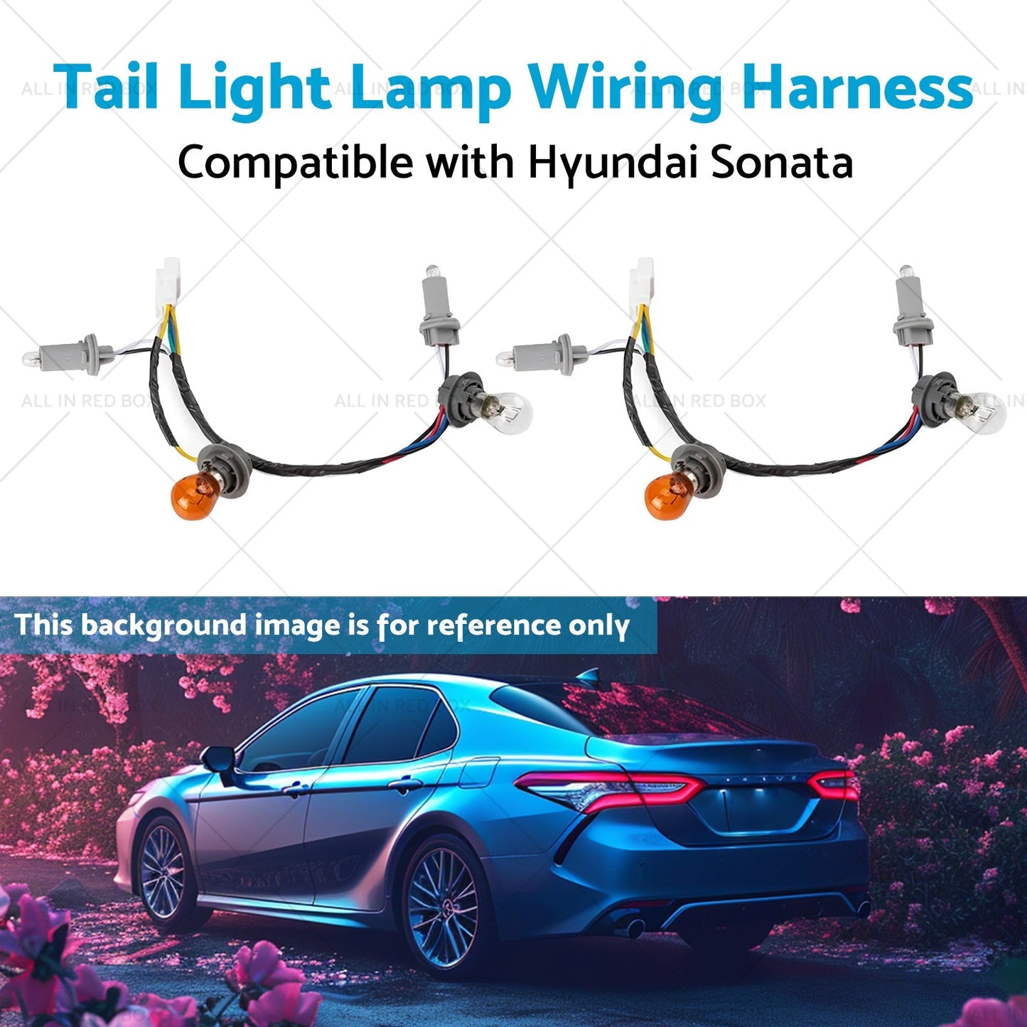 Tail Light Lamp Wiring Harness Suitable for 92450-3Q000 11-14 Hyundai Sonata.
