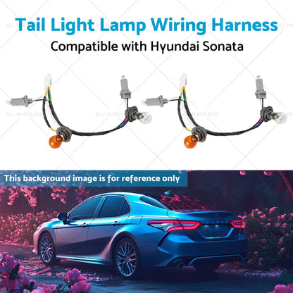 Tail Light Lamp Wiring Harness Suitable for 92450-3Q000 11-14 Hyundai Sonata.
