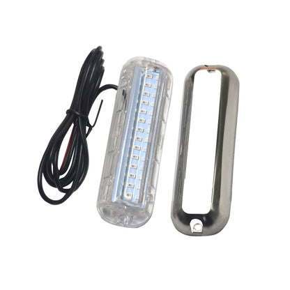 42LED Boat Underwater Light Pair Stainless Steel Suitable For Marine Boat Pontoon Transom