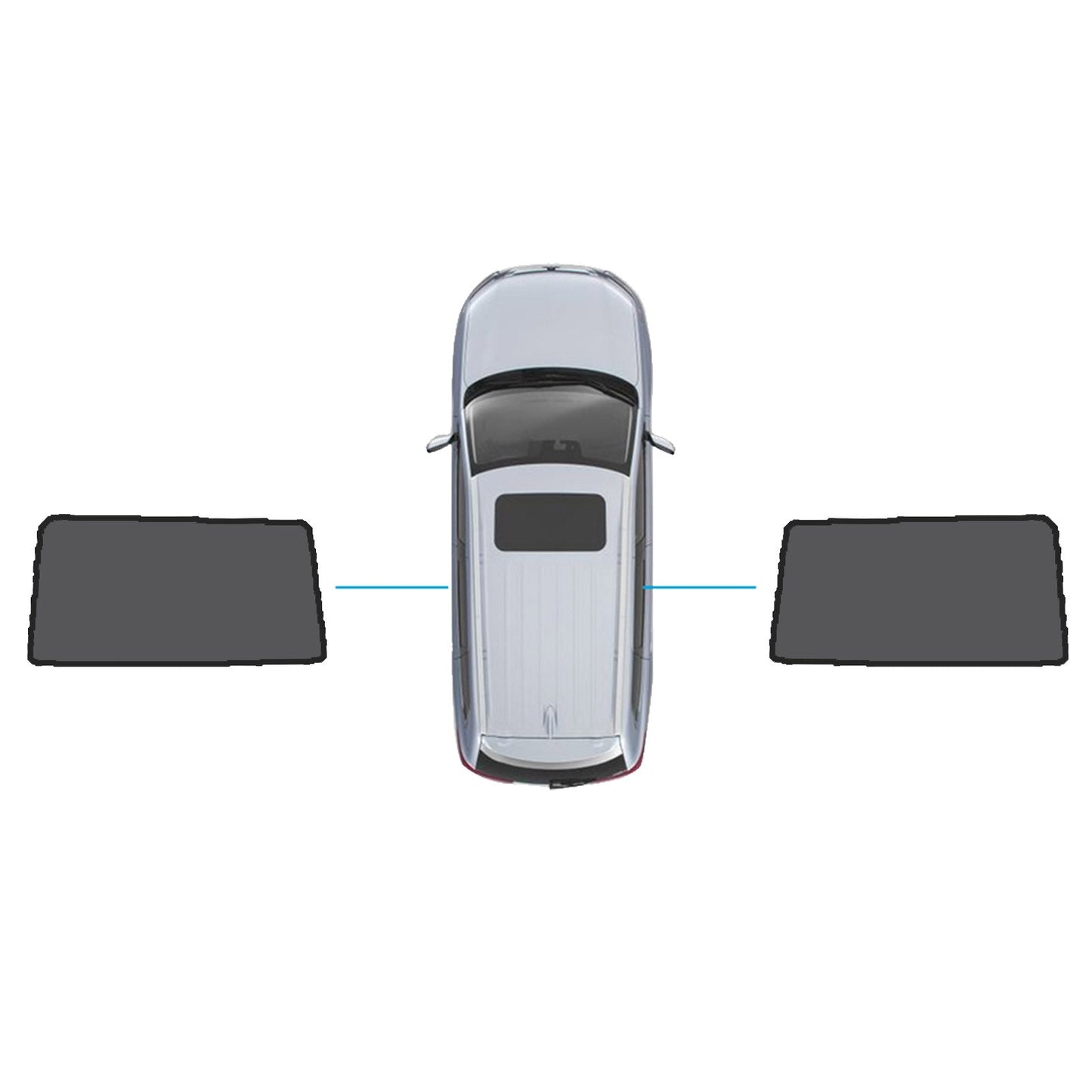 Car Window Magnetic Sun Shade Suitable For Nissan Patrol Y62 Series 2012-2024