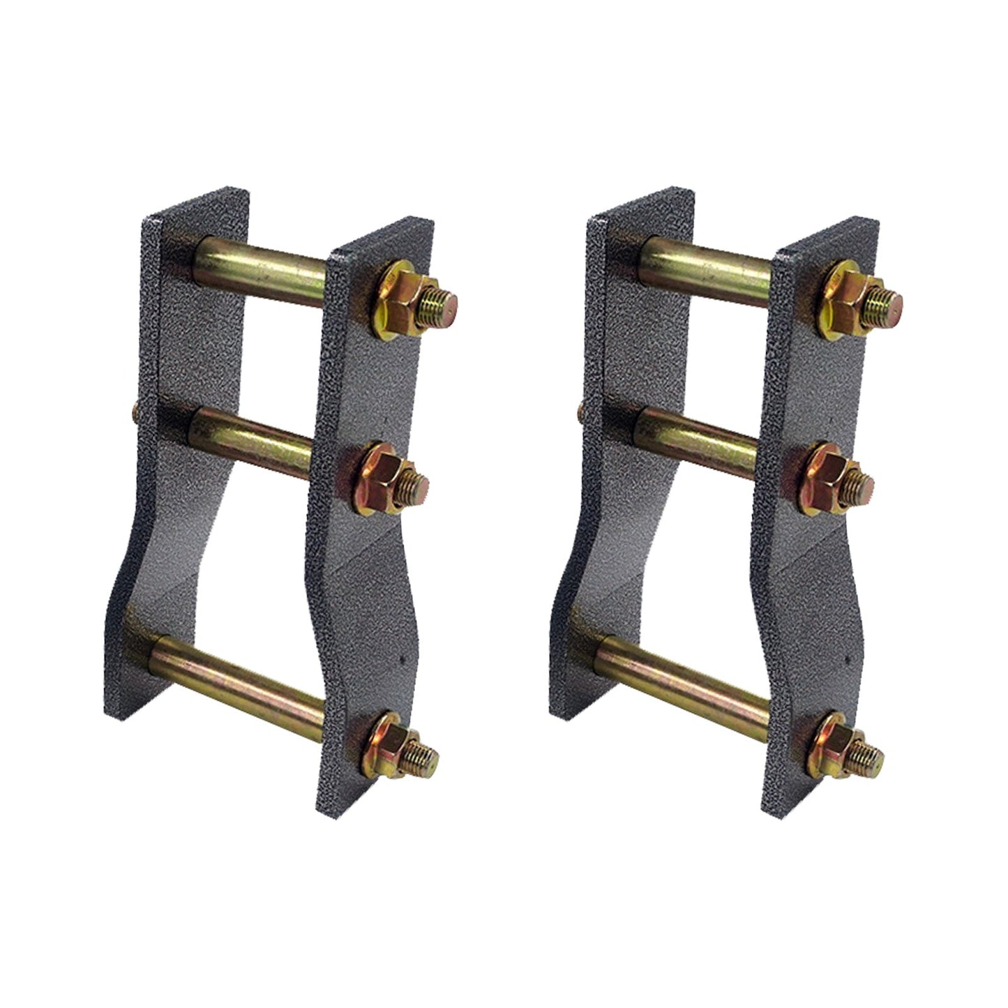 2x Rear Extended Greasable Shackles 2 inch  50mm Lift Suitable For Toyota Hilux KUN26.