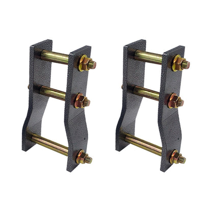 2x Rear Extended Greasable Shackles 2 inch  50mm Lift Suitable For Toyota Hilux KUN26.