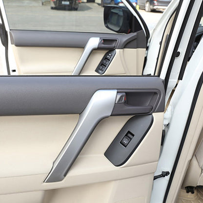 4PCS Matte Front Door Armrest Cover Trim Suitable For Land Cruiser Prado J150.