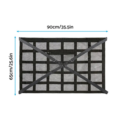 Universal Car Ceiling Storage Net Suitable For Car Roof Cargo – Mesh Storage Bag for Campervan