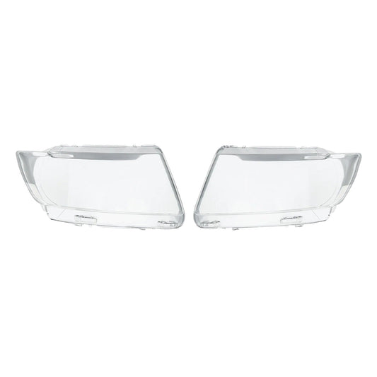 Pair of Left & Right Headlight Lens Covers Replacement Suitable For Jeep Grand Cherokee 2011-2013