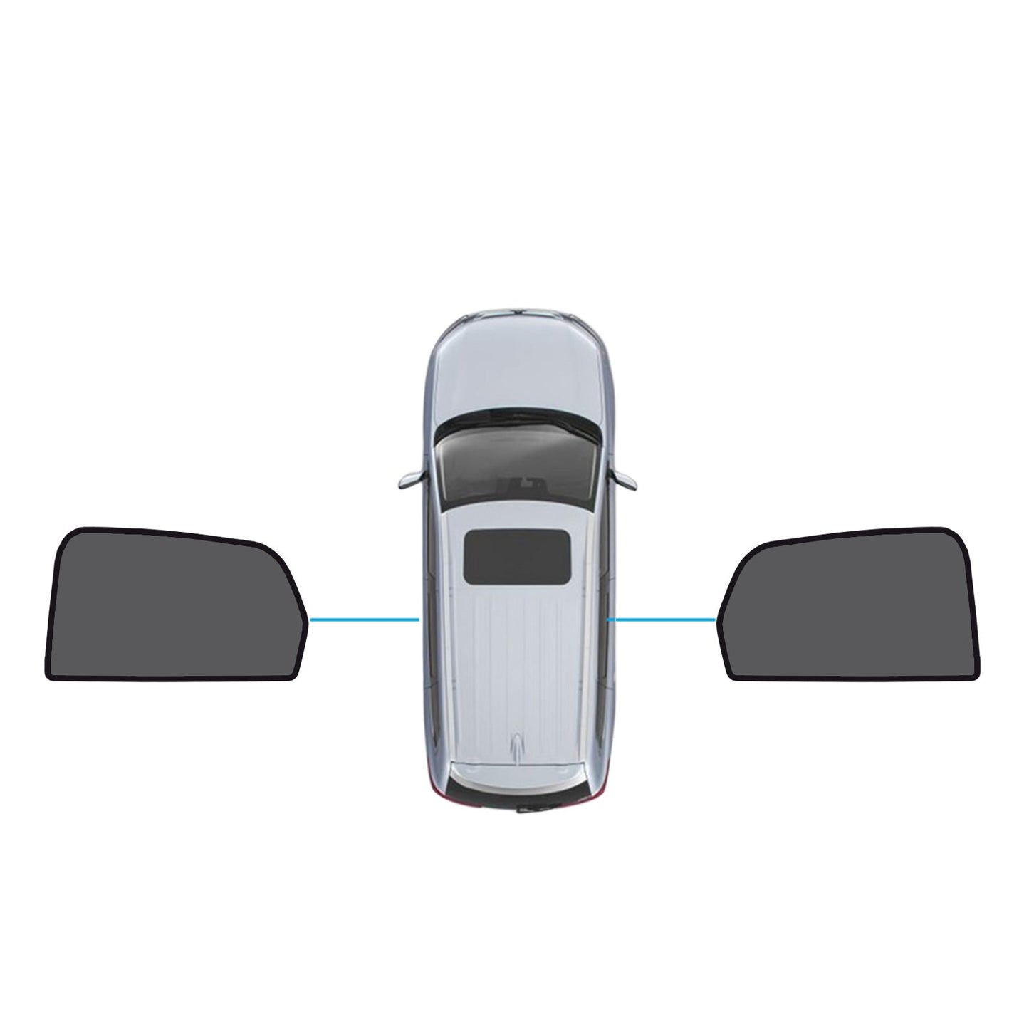 Magnetic Mesh Sun Blind Shades Suitable for Audi Q3 2019-2025