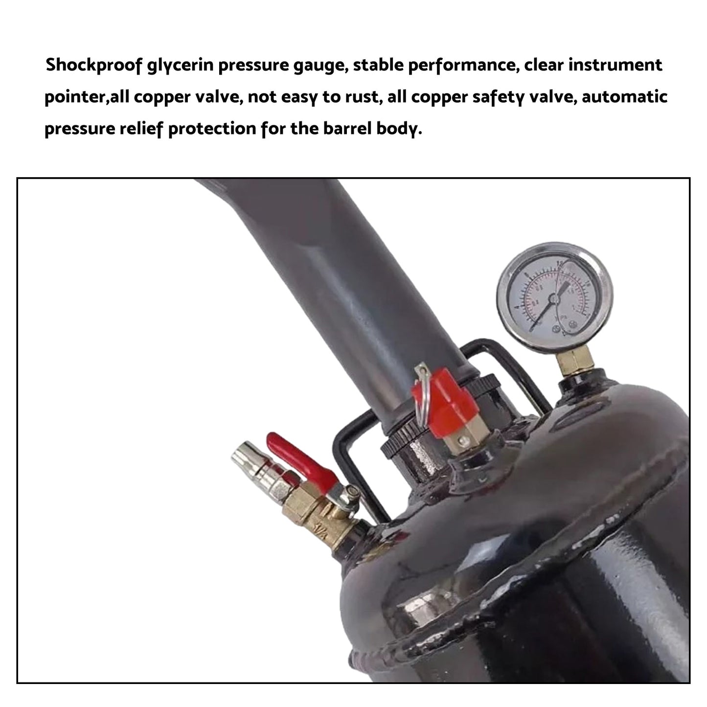12L Tyre Inflator Bead Seater Blaster Cannon Suitable for Car SUV 4WD