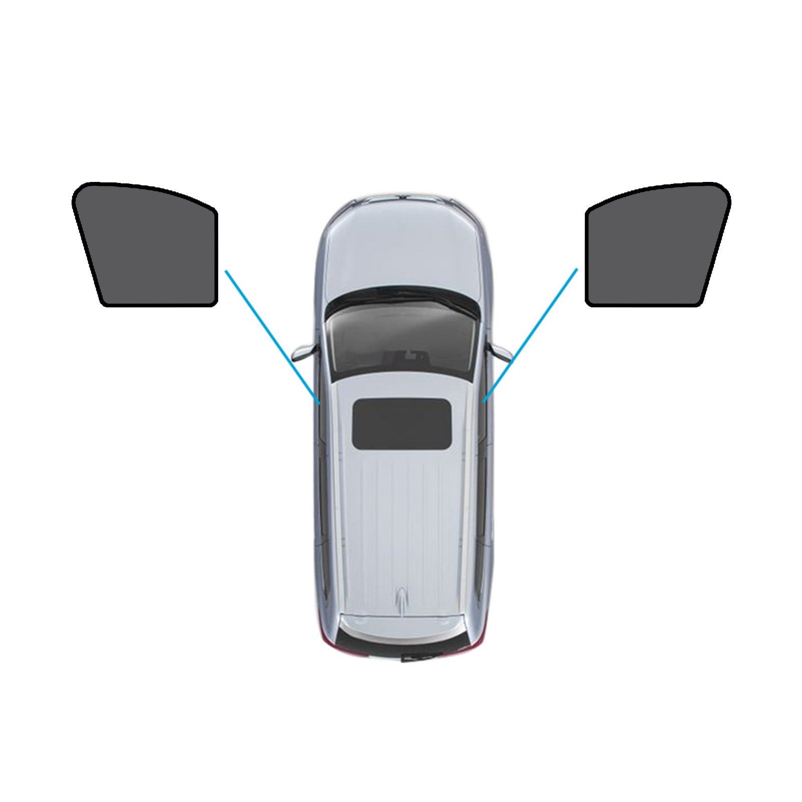 Magnetic Mesh Sun Blind Shades Suitable for Volvo XC90 2015-Current On Front/Rear.
