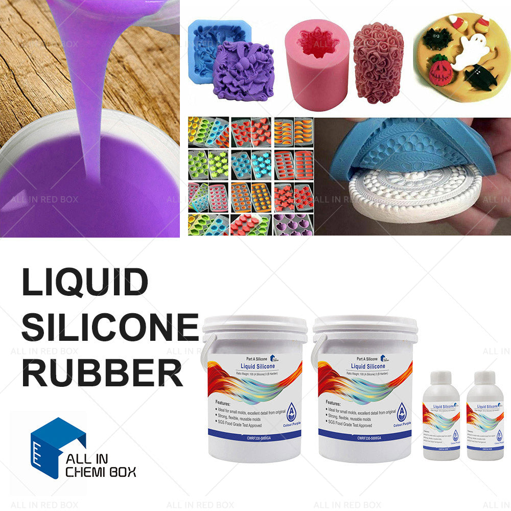 SH25 Liquid Silicone Rubber Mould Making Kit 100 3 Mix - 1Kg 2Kg 5Kg 10Kg Blue.