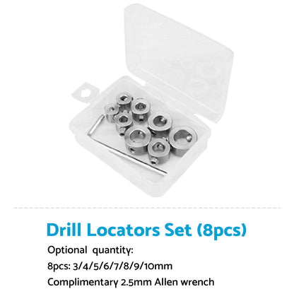 Drill Stop Collar Set 3mm-16mm Drilling Bit Depth Stopper Ring Suitable For Woodworking.