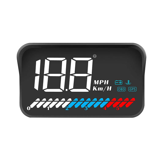Head Up Display Suitable for Most Vehicles 3.5inch OBD GPS Dual System