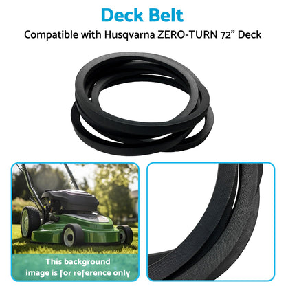 Deck Belt Suitable for Husqvarna 588264804 72 inch  Deck PZ7234FX PZ72 PZ7234 Z572X.