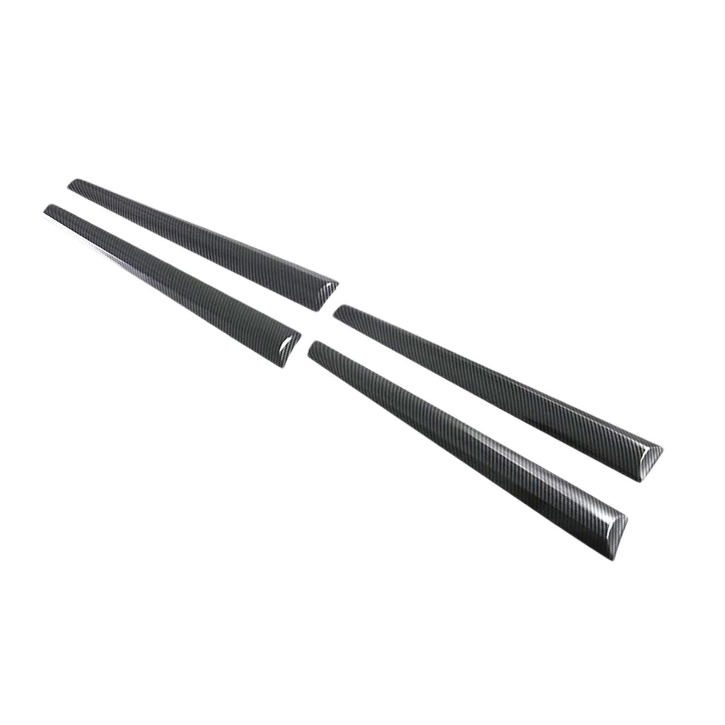 Carbon ABS Interior Door Panel Cover Trim 4x Suitable For Toyota Hilux 2015-2021