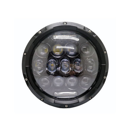 Pair of 7-Inch Round LED Headlights Hi/Lo DRL Beam Sealed Headlamps Suitable For Nissan Patrol