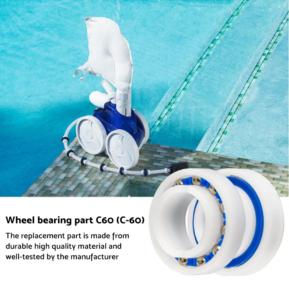 2/4x Wheel Bearing Suitable For Zodiac MX MX6 MX8 AX10 Baracuda Pool Cleaner.