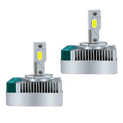 2pcs D5S LED Headlight Bulbs Conversion Kit Replace HID Xenon Lamps 6000K 90W.