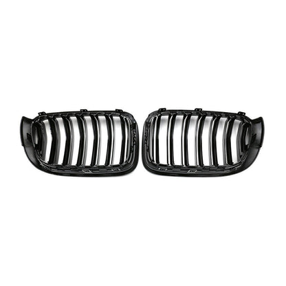Front Bumper Kidney Grille Grill Suitable For BMW X3 F25 / X4 F26 2014-2017.