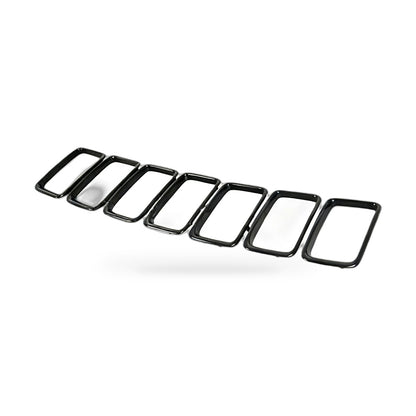 Front Grille Trim Cover Chrome Suitable for Jeep Cherokee 2014-2016 Radiator - ZT2