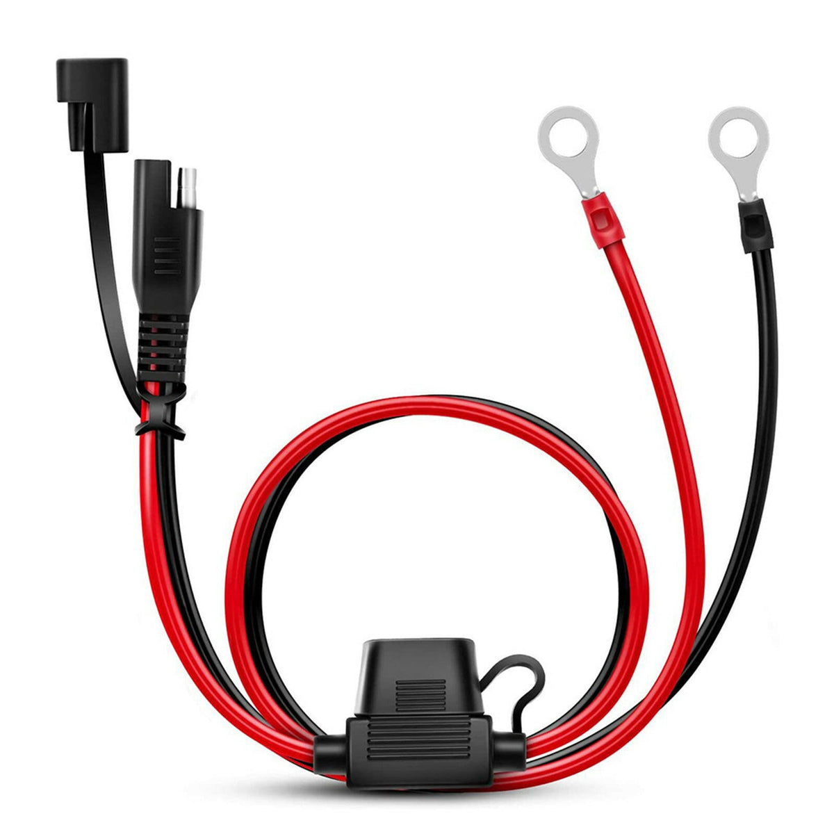 Câble Adaptateur SAE Vers USB Moto CGEAMDY - Kit De Charge Détachable 12V/24V Étanche Pour Moto, ATV, UTV