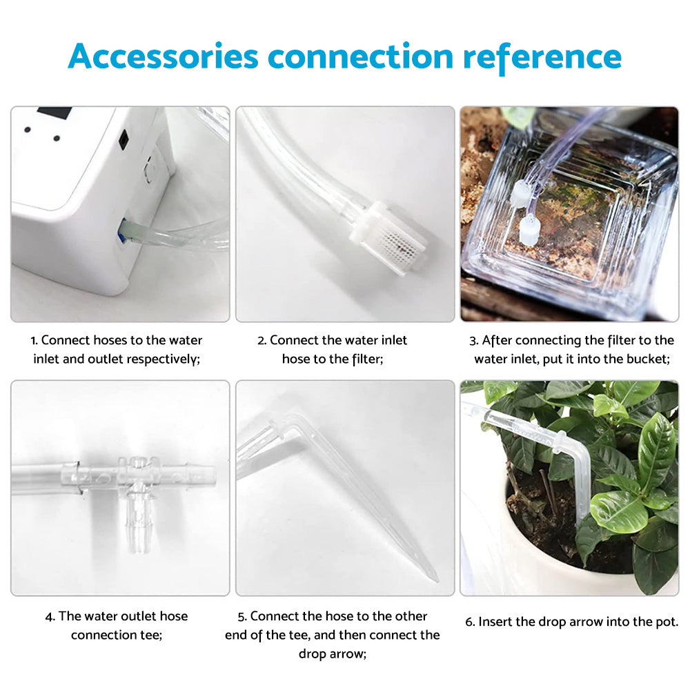 WiFi Control Watering System Double Pump Automatic Water Drip Mobile APP Control.