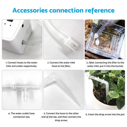WiFi Control Watering System Double Pump Automatic Water Drip Mobile APP Control.