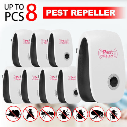 Ultrasonic Pest Reject Mosquito Cockroach Mouse Repeller Electronic.