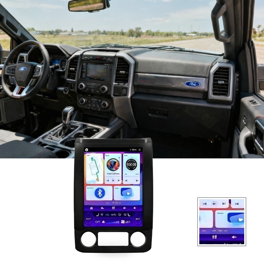 12.1 Inch Vertical Screen Android Car Navigation Suitable for Ford F-150 Raptor