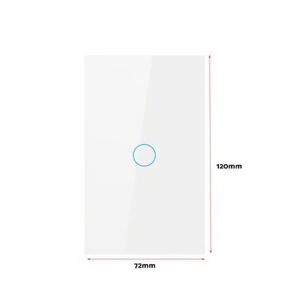 1Piece 1/2/3 Gang Touch Wall Light Switch Suitable for Home Office Hotel