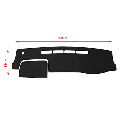 Dash Mat Suitable For Toyota Hiace 200 Series SLWB 2005-2019 Dashboard Cover.