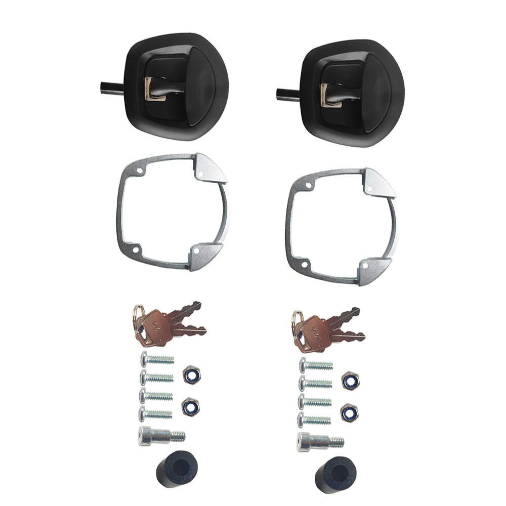 2x Whale Tail T Handle Compression Lock Latch Suitable For Ute Canopy Trailer Toolbox