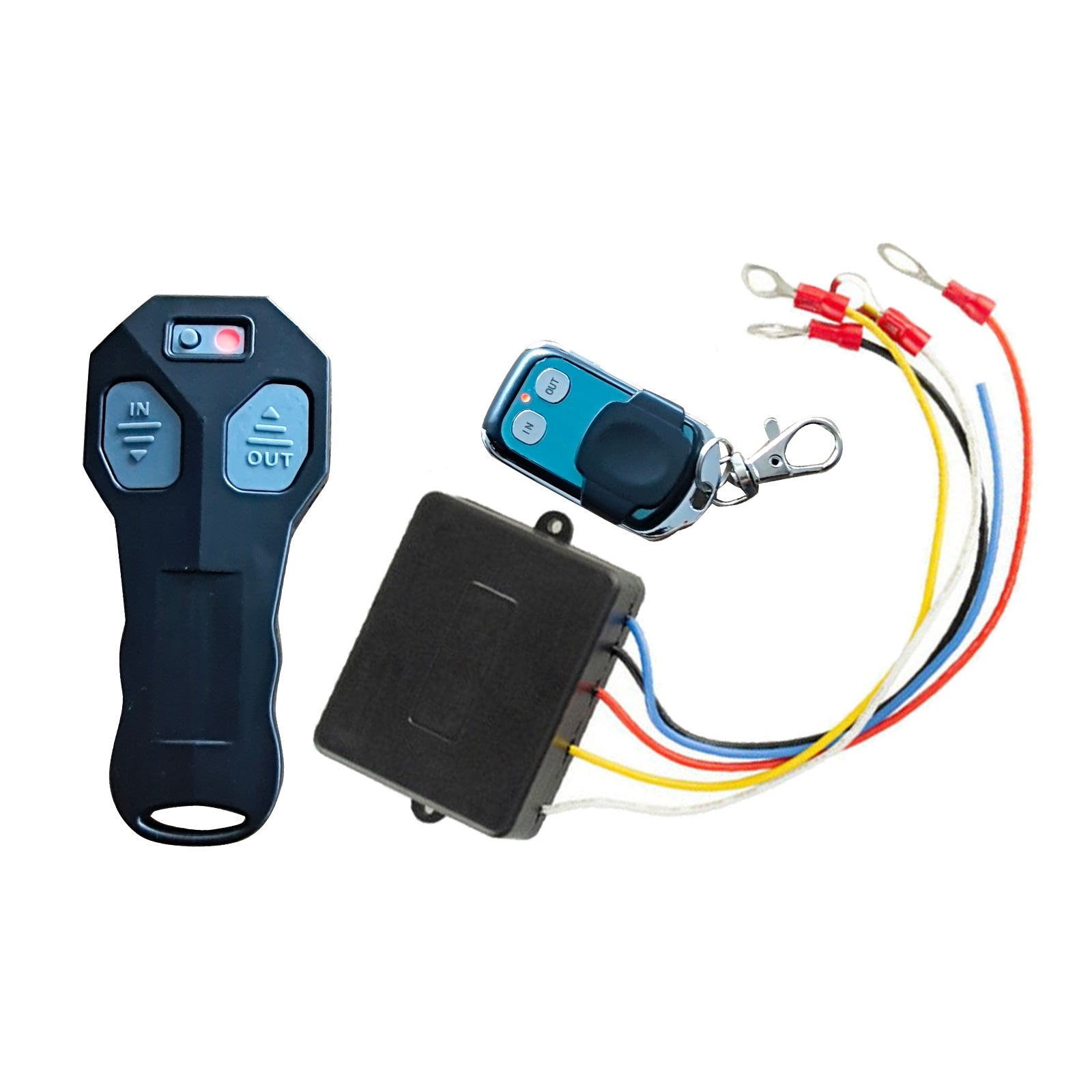 DC12V Wireless Winch Remote Control Kit Suitable for Car Jeep ATV Warn Ramsey.