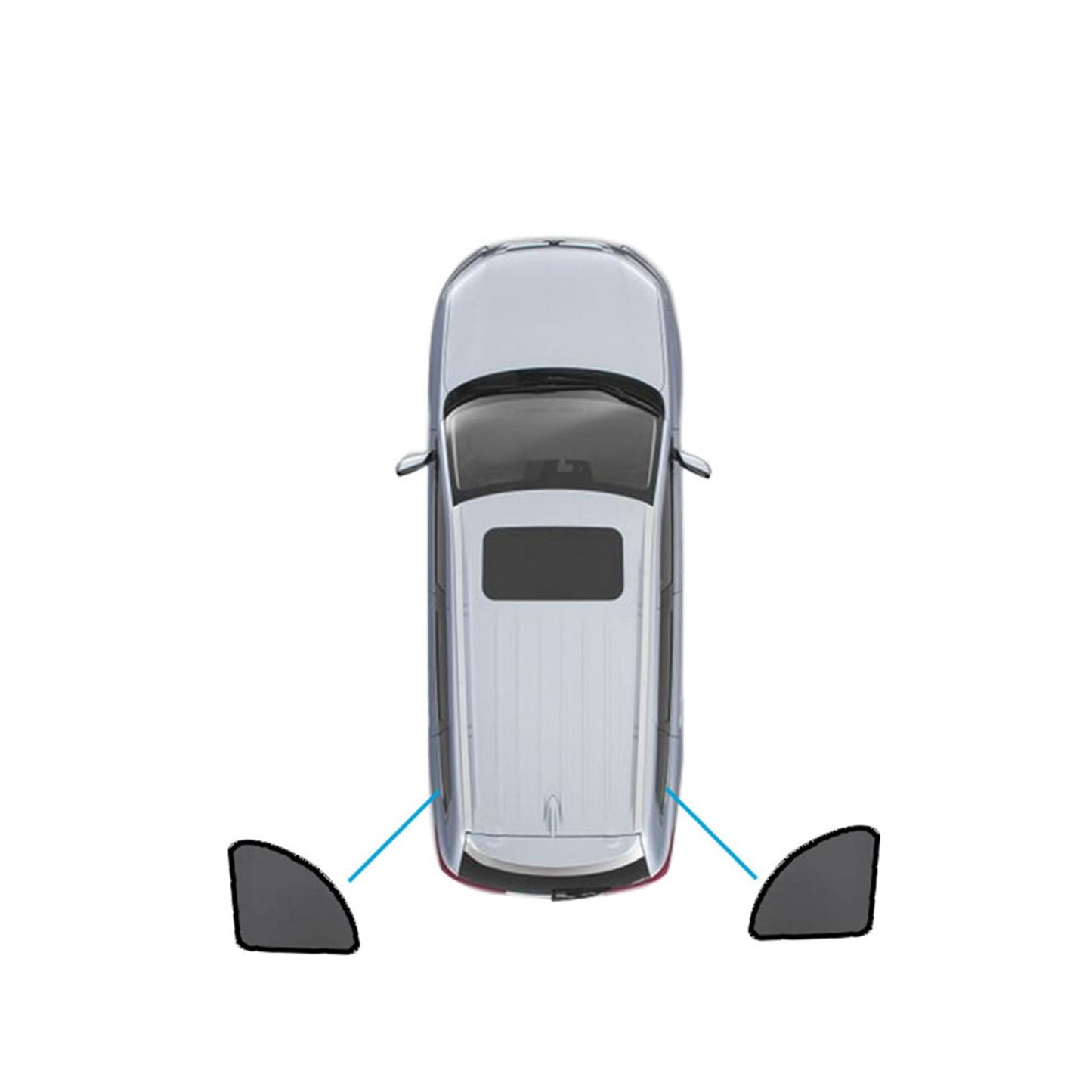 Magnetic Sun Shades Suitable for Mercedes-Benz GLB X247