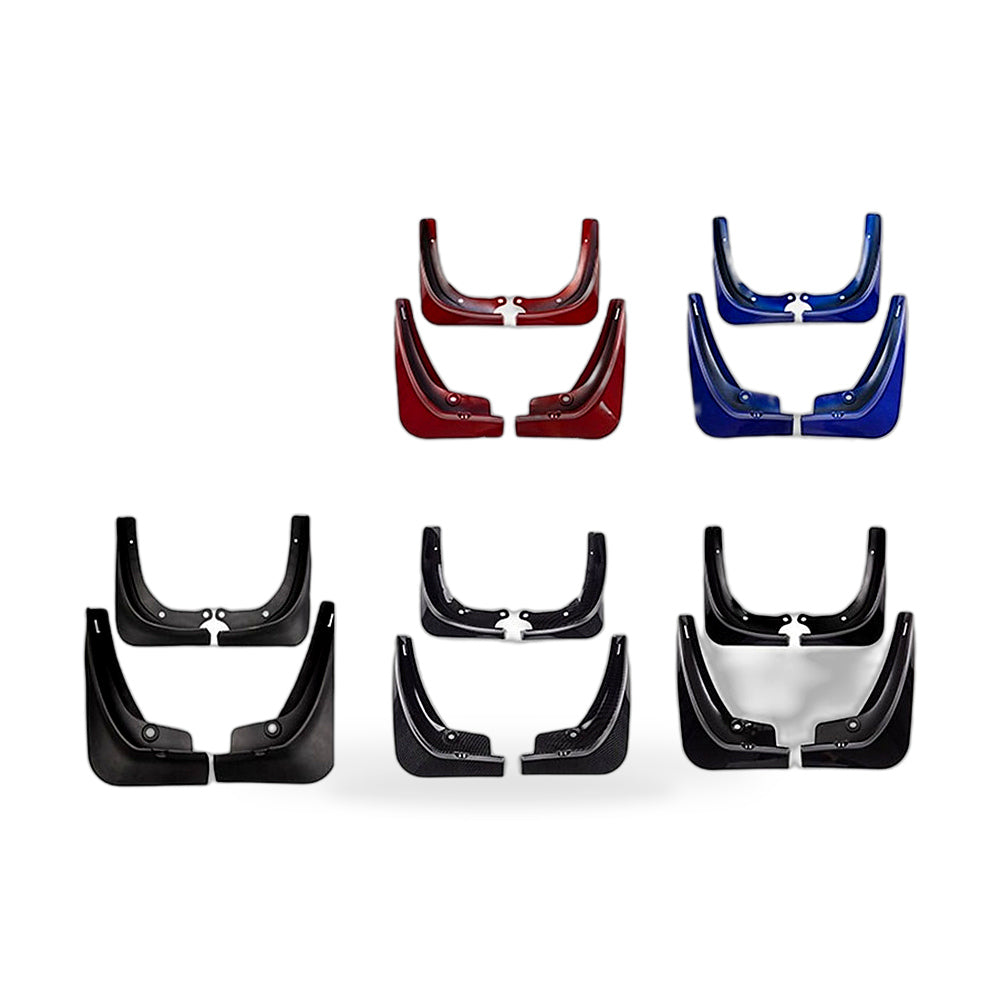Mud Flaps Suitable for Tesla Model 3 2016-2020 Front Rear Matte Black PP PVC 4 - ZT2