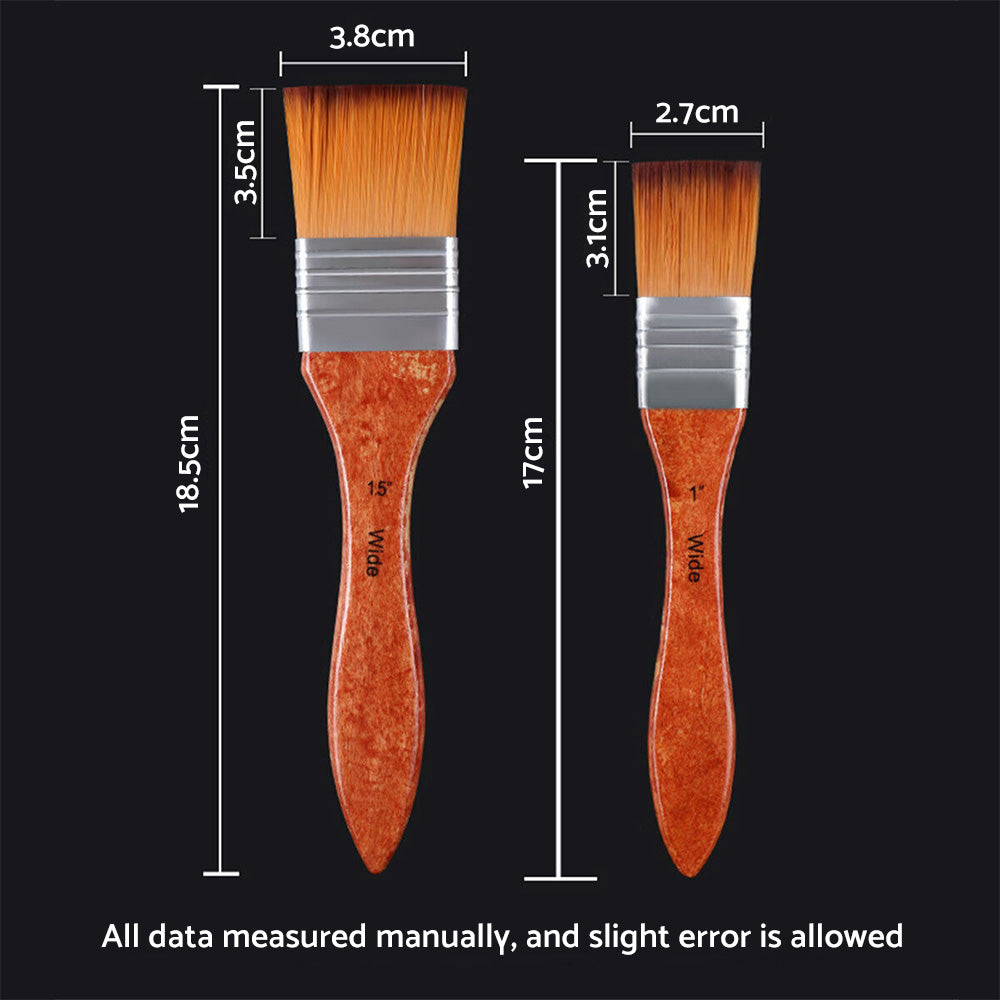 25 Pcs Artist Paint Brushes Watercolour Acrylic Oil Painting Brush With Case Set.
