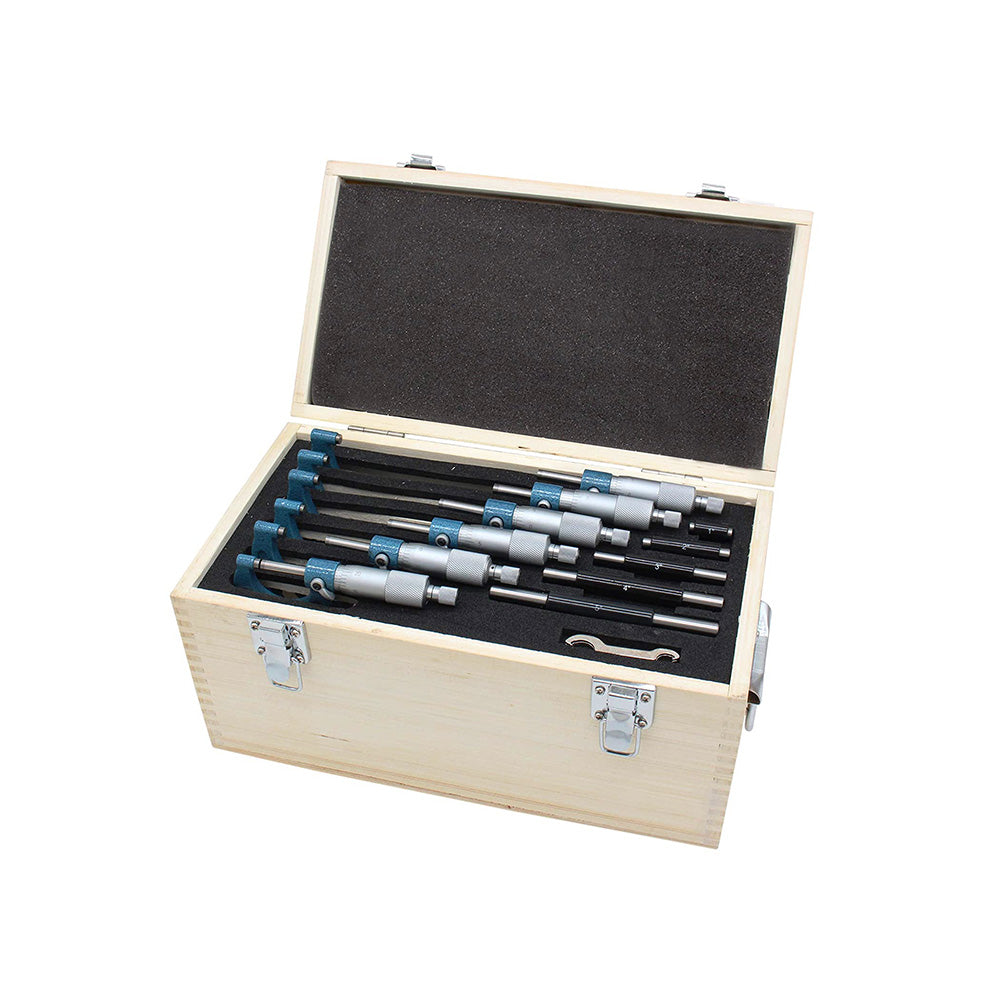 6x Precision Outside Micrometers 0-150mm Suitable For Machinist – Carbide 0.01mm