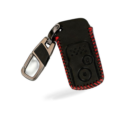 2-Button Key Fob Leather Case Suitable for Honda CR-V