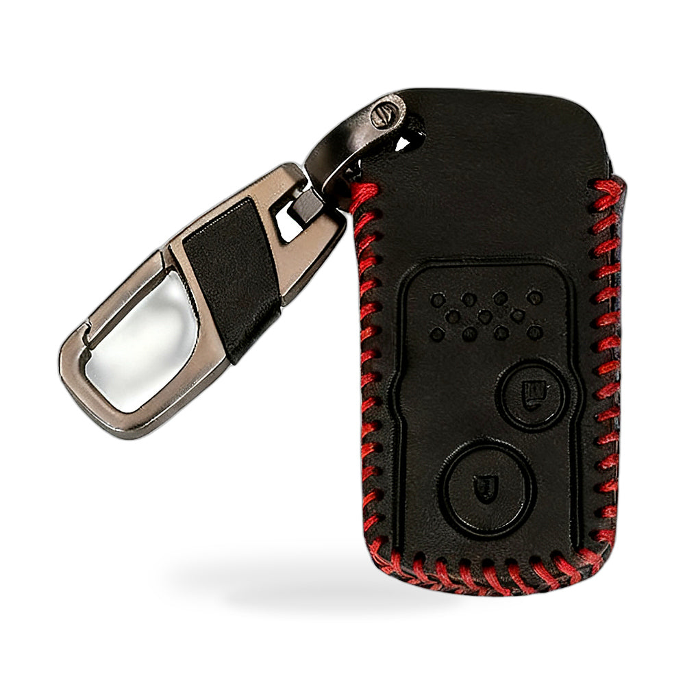 2-Button Key Fob Leather Case Suitable for Honda CR-V