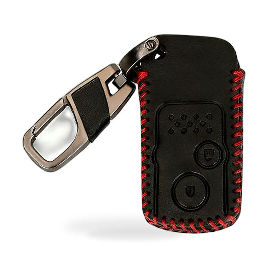 2-Button Key Fob Leather Case Suitable for Honda CR-V