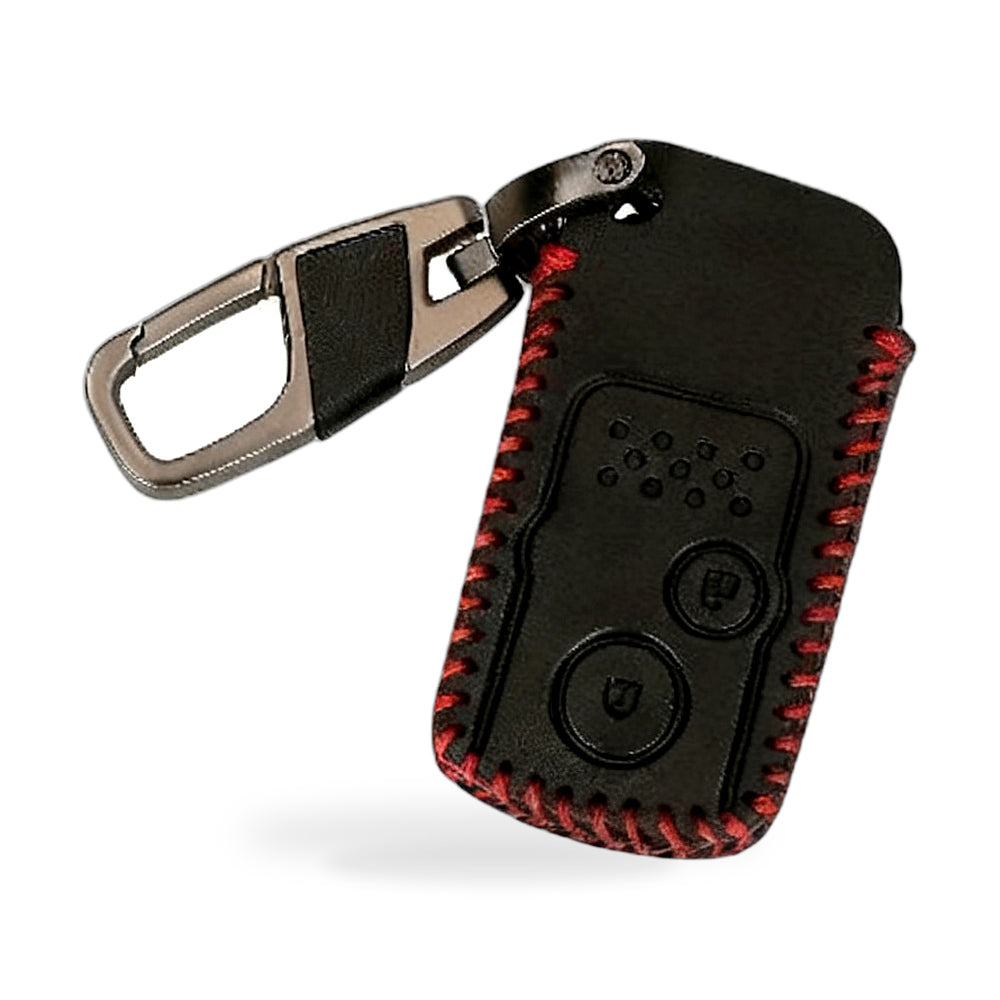 2-Button Key Fob Leather Case Suitable for Honda CR-V