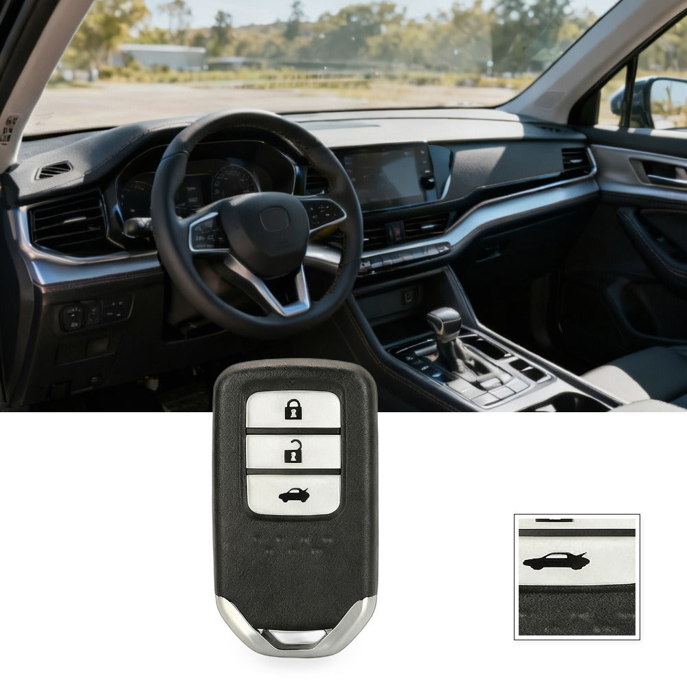 3-Button Smart Remote Car Key Suitable for Honda Accord 433MHz