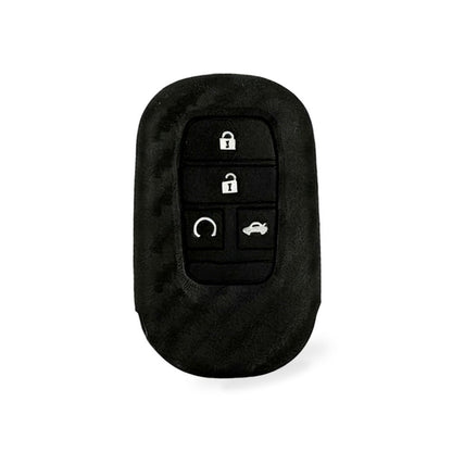 Carbon Fiber Silicone Key Fob Case Suitable for Honda Civic 11th Gen