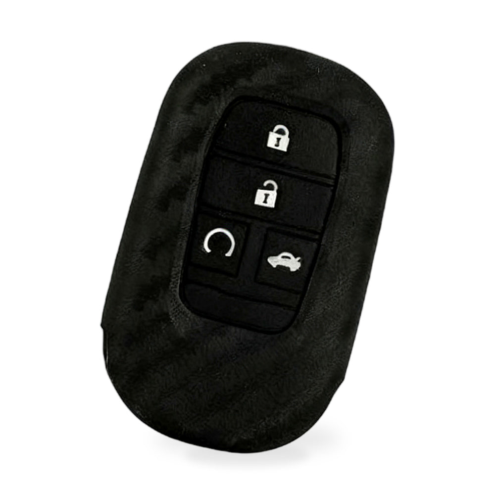 Carbon Fiber Silicone Key Fob Case Suitable for Honda Civic 11th Gen