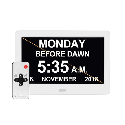 LED Large Digital Day Clock 7  Calendar Dementia Date Week Month Year Time Wall.