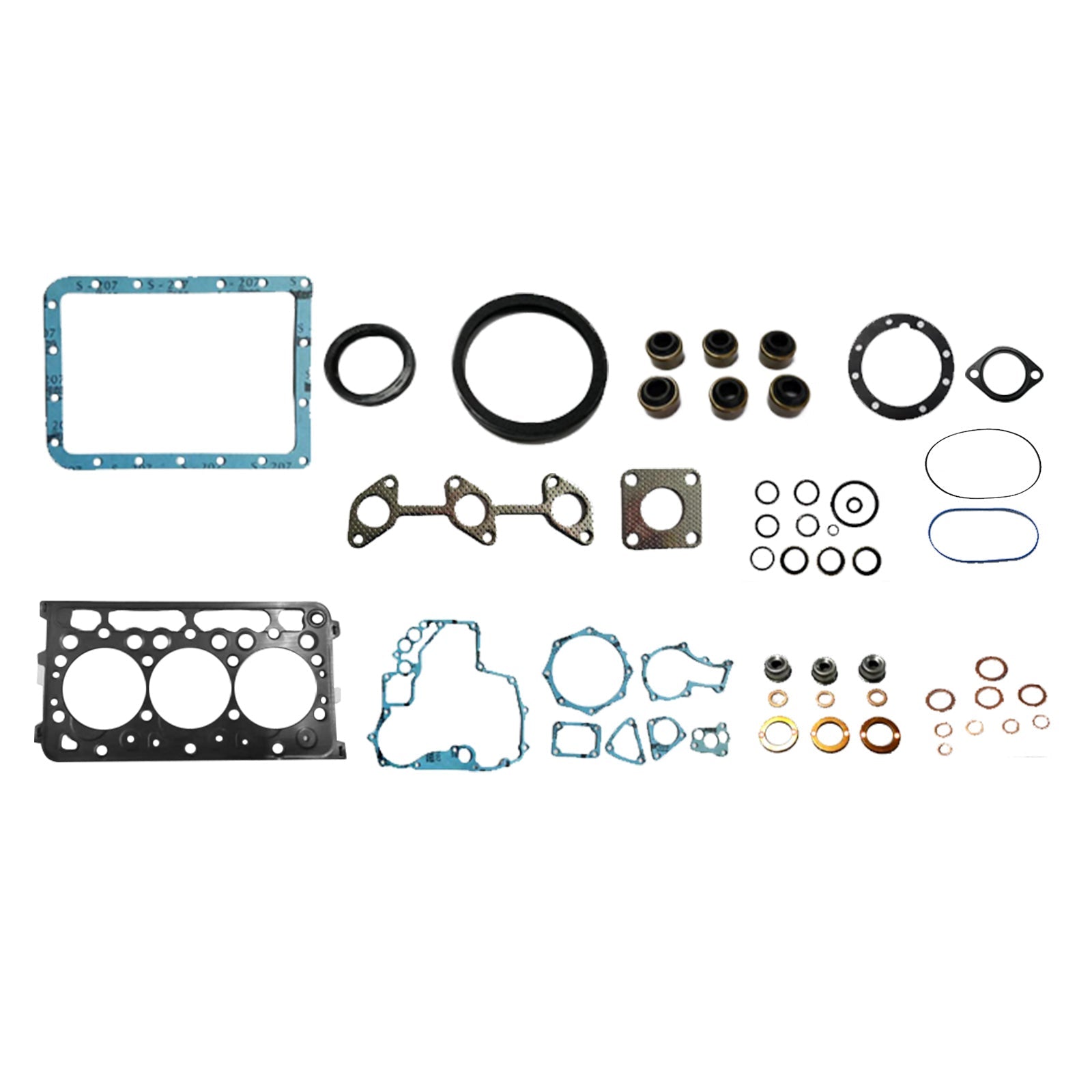 Full Engine Gasket Set Suitable For Kubota D722 Overhaul Kit STD 07916-28695.